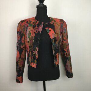 Vintage Doncaster Brocade Bolero Jacket, Size 6